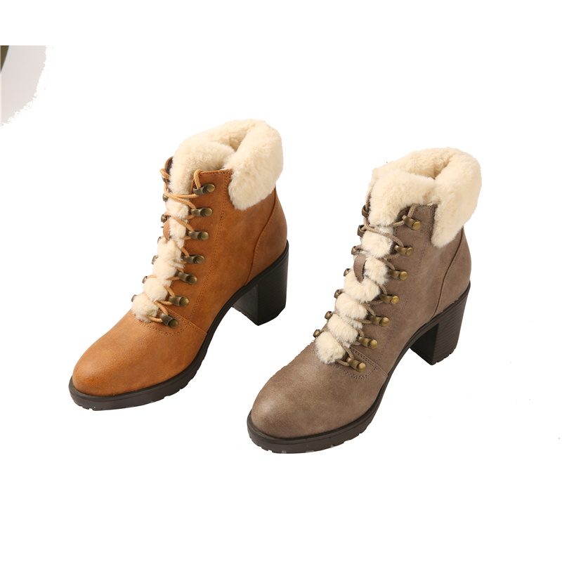 High Quality Women Boots Winter Thicken Warm Round Toe Comfortable Snow Boots Women