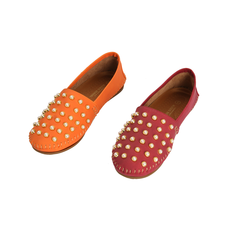 High Quality Wholesale Beautiful Flat Shoes Round Toe Fashion Comfortable Ladies Flat Shoes