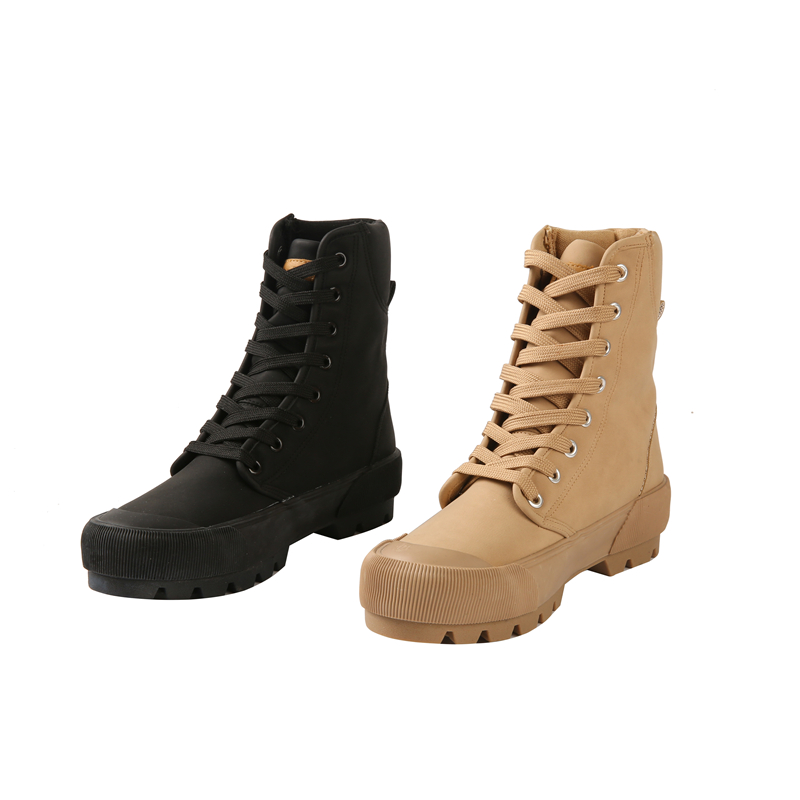Wholesale Hiking Boots Casual Leather Light Weight Comfortable Cycling Ankle Black Boots For Women