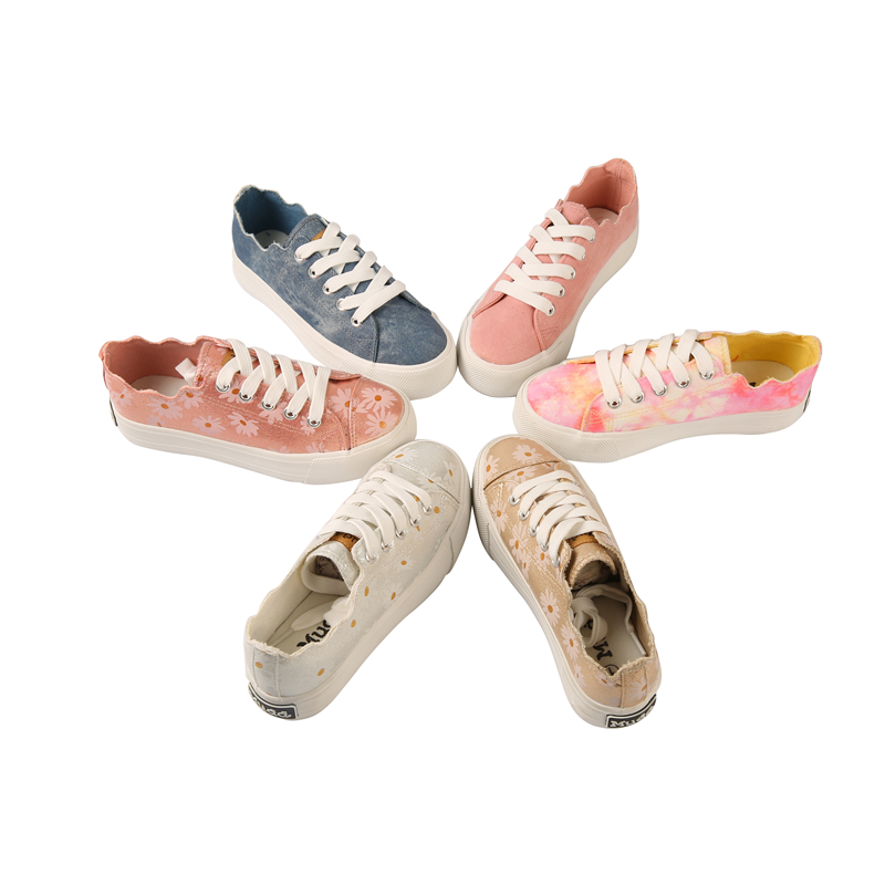 Hot Sell Mens Casual Sneakers Low Top Wavy Lace Up Comfortable Walking Flats Canvas Shoes