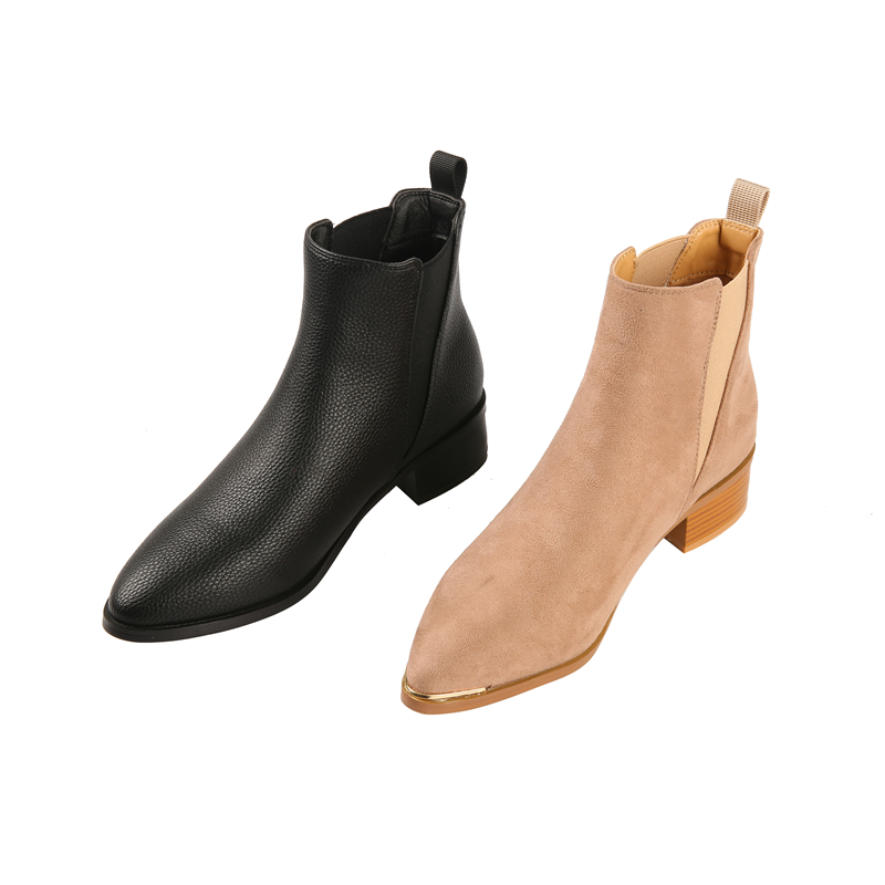 Comfortable Women Boot Low Heels Boot Fashion New Style Cusp Toe Shoes For Women