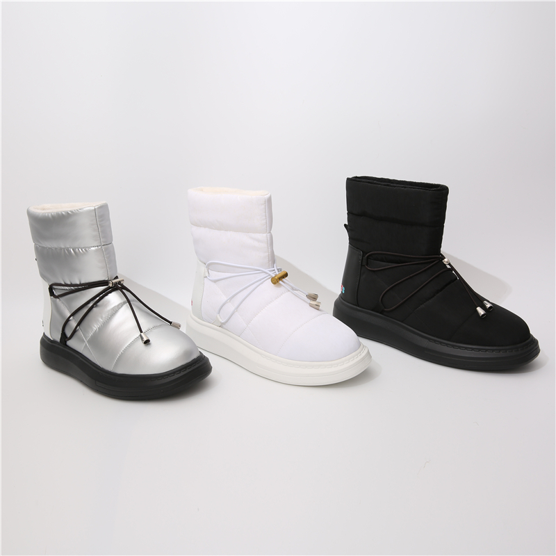 2024 New Fashion Multicolor Women's Ankle Boots Shoes Non-slip Keep Warm Snow Boots