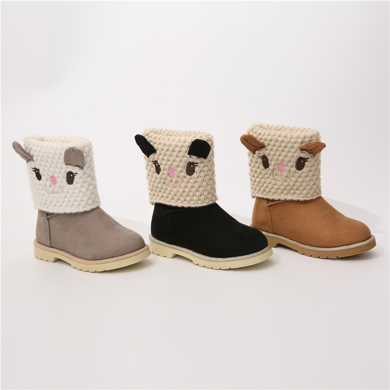 2024 New Arrival Kids Snow Boots Round Toe Cute Anti-Slip Keep Warm Snow Boots for Kids