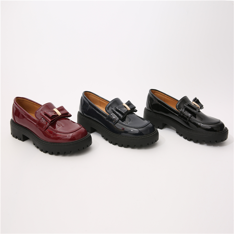 High Quality Anti-Slip Wear Resistant Casual Shoes Black Leather Kids Loafers Shoes