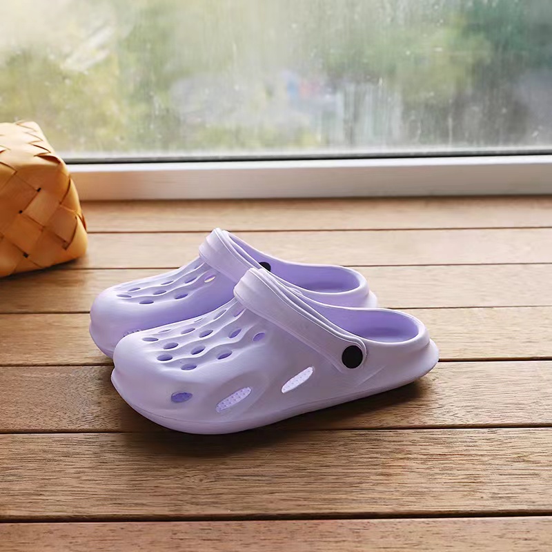 Unisex Garden Shoes Outdoor Casual EVA Slippers Sandals with Anti-Slip Light Weight Hard-Wearing Soft Features Solid Color