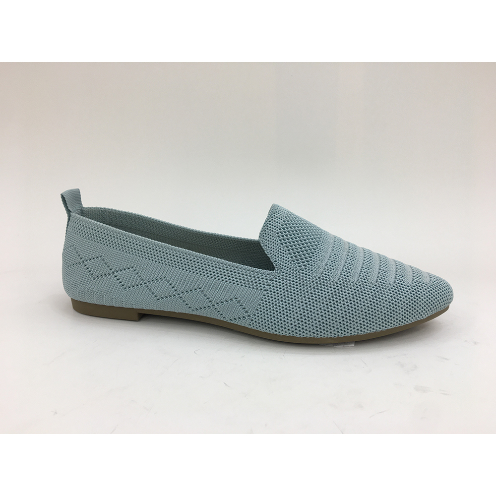 New Product Factory Price Comfortable Soft Sole PVC Round Toe Women Classic Leisure Flat Loafer Shoes