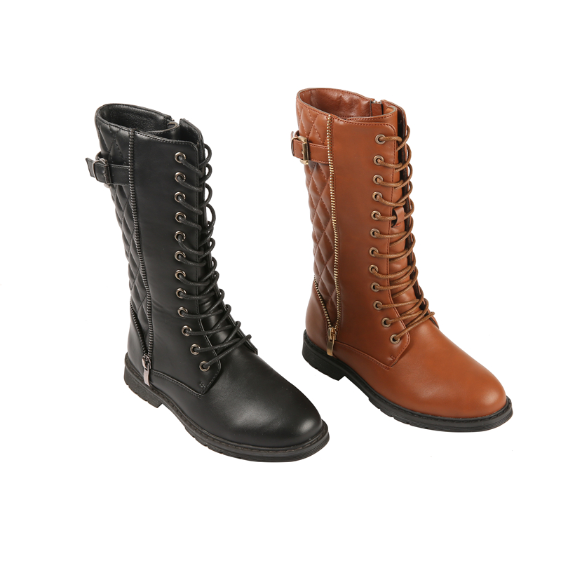 New Arrival Women Boots Winter With Lace-up Decoration Midium Thicken Warm Snow Boots Women