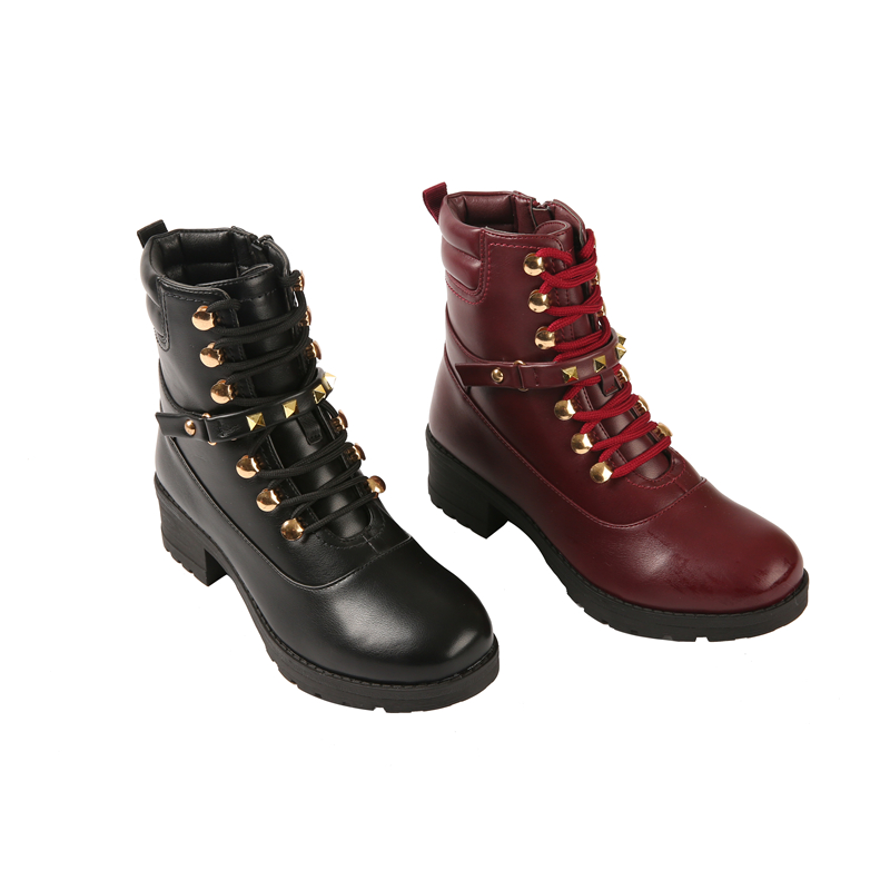 Fashion High Quality Boots Women Shoes Round Toe Comfortable Winter Shoes Women Boots