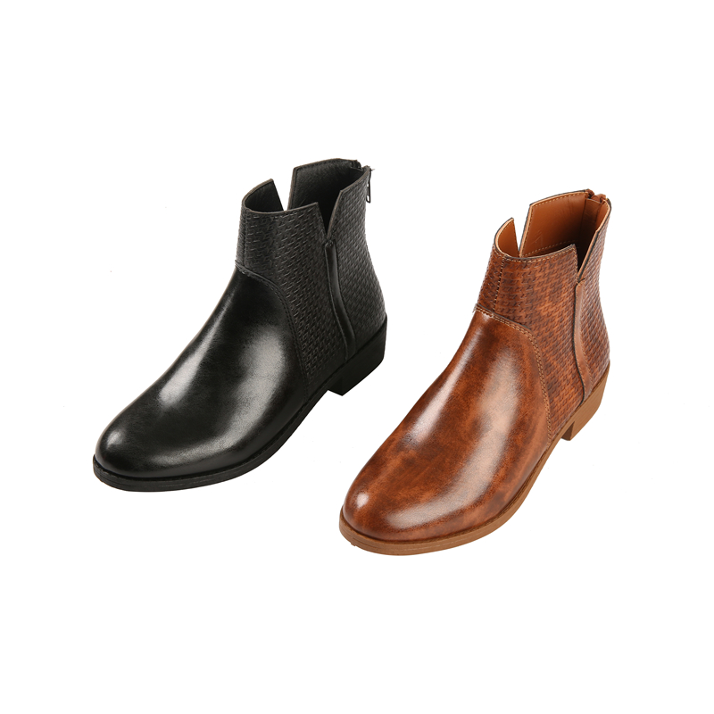 Fashion New Ankle High Women Boots Winter Pu Leather Comfortable Boots Women Shoes