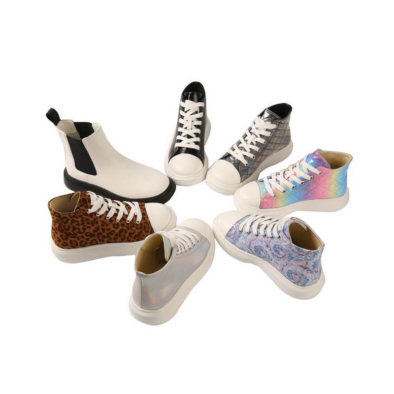 Various Styles Breathable Women Walking Style Sneakers Men Lace Up High Top Canvas Shoes For Women