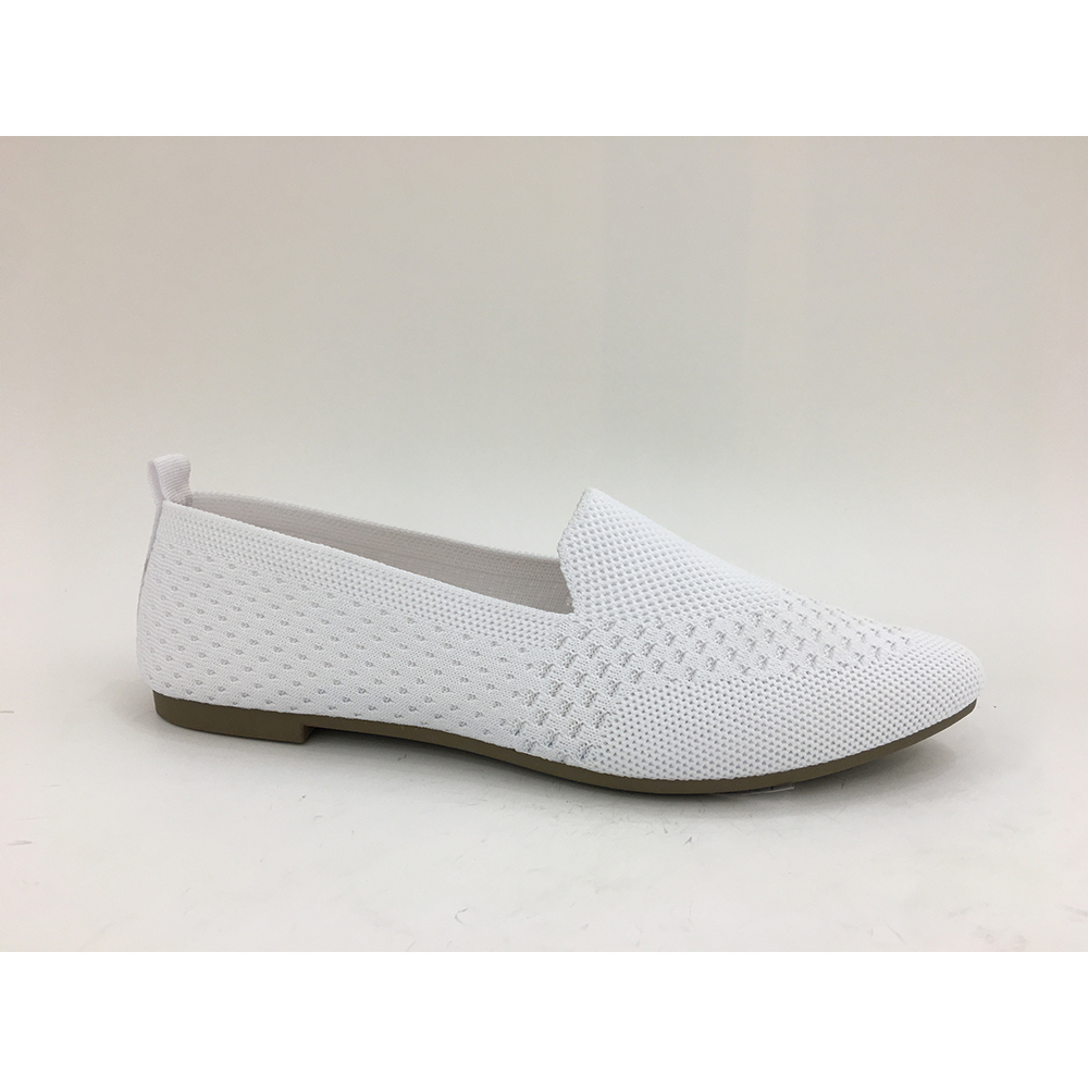 Customize Youth Simple Casual Women Shoes Comfortable Loafer Simple Single Solid Color Shoes Women Flats