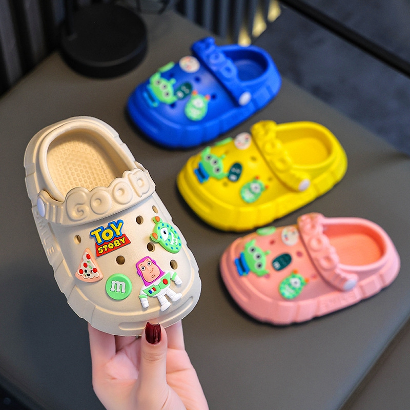 New Arrival Bathroom Sandals Garden Slippers Baby Kids Children Cartoon Beach Garden Shoes For Girl Boys