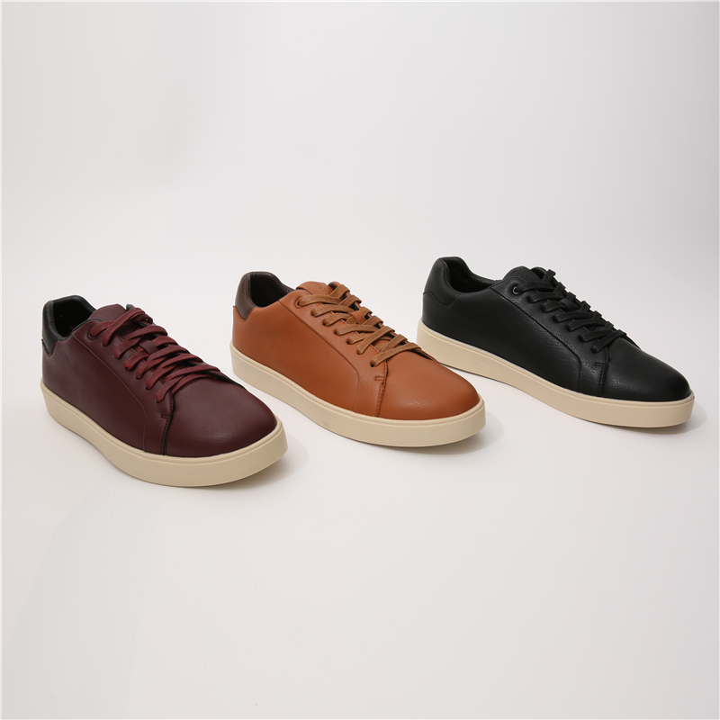 New Walking Styles Luxury Anti-Slippery Casual Shoes Soft Sole Sneakers Casual Shoes For Men Leather Lace-Up