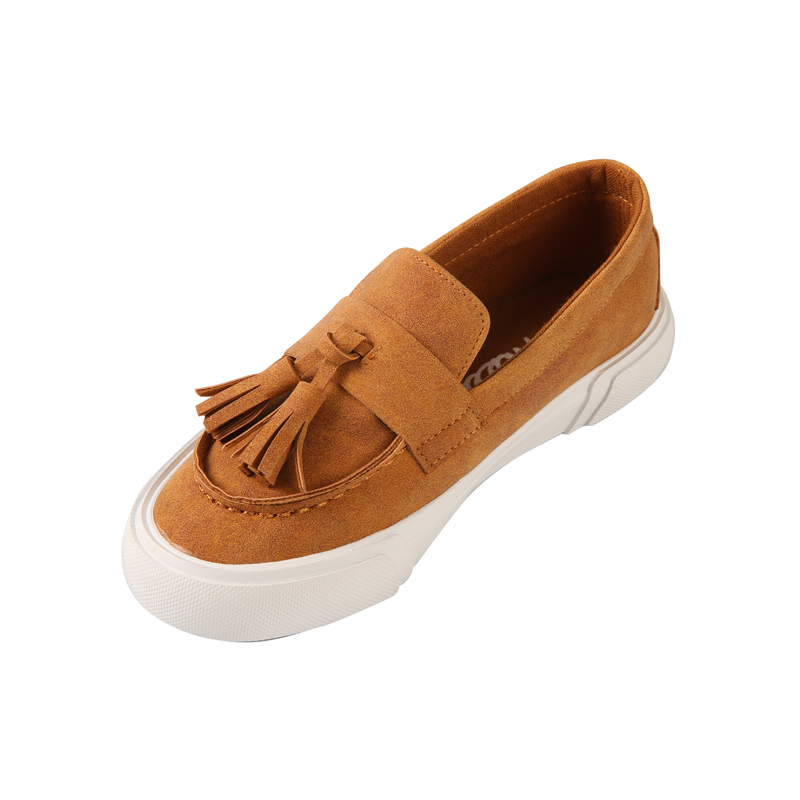 Comfortable Round Toe Men Women Vulcanized Flat Shoes Tassel Pendant Low Top Canvas Shoes